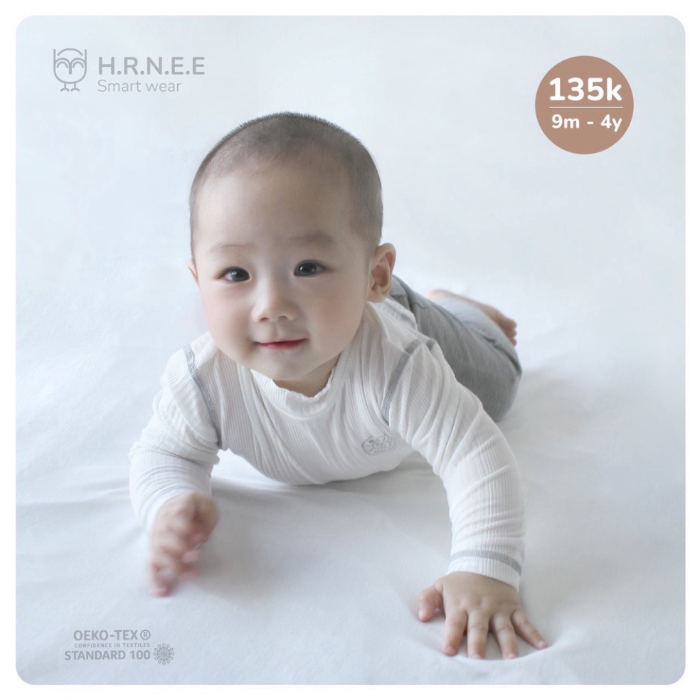 Áo giữ nhiệt HRNEE chất liệu modal organic mềm mịn thoáng mát