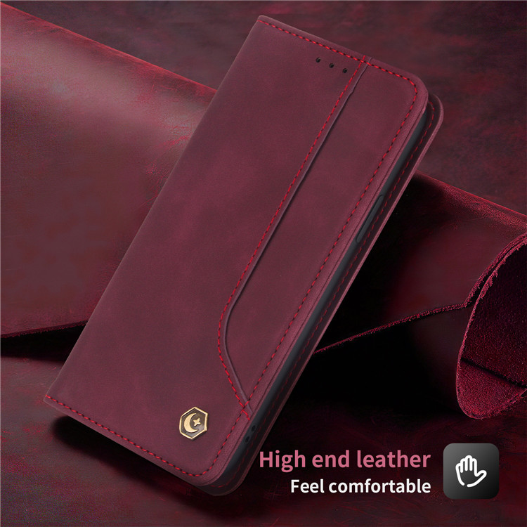 Bao da điện thoại nắp gập phong cách retro có ngăn đựng thẻ thích hợp cho Iphone 6 6s 7 8 Plus