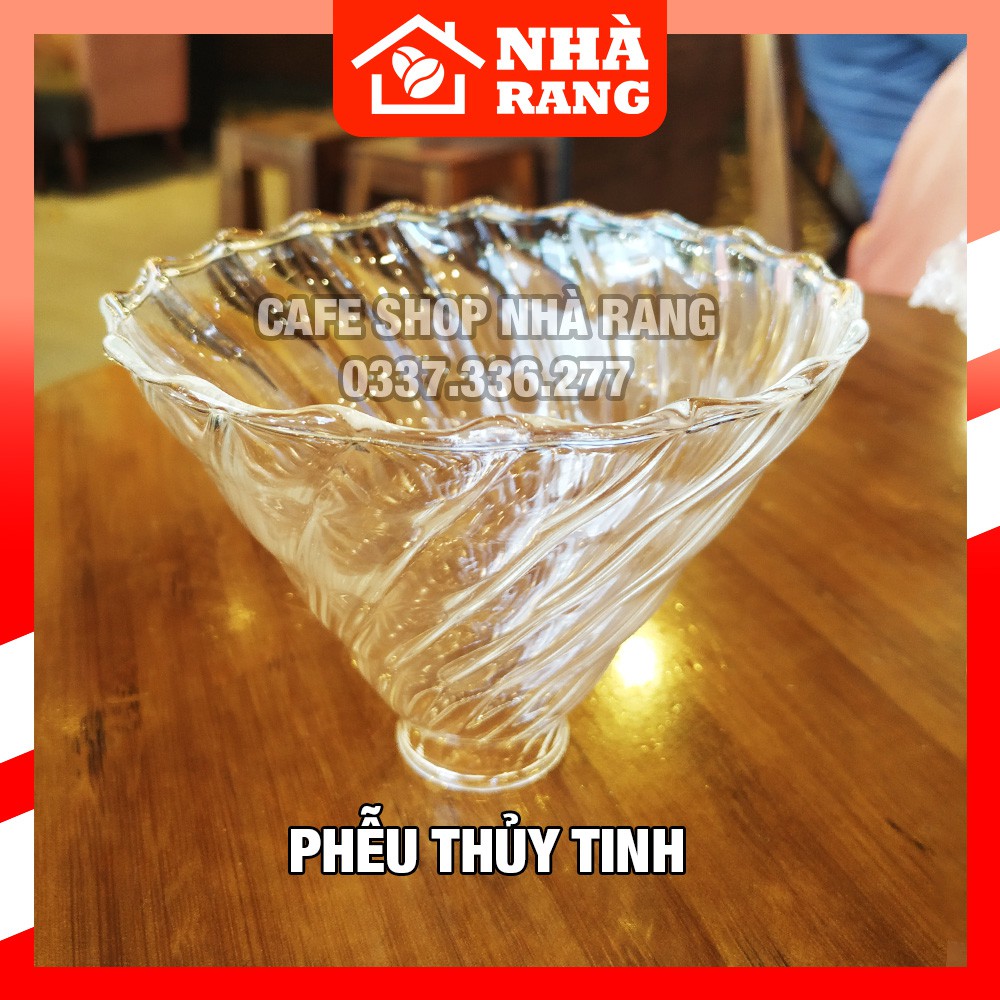 Combo pha cafe V60 gồm phễu và bình | Cafe Nhà Rang