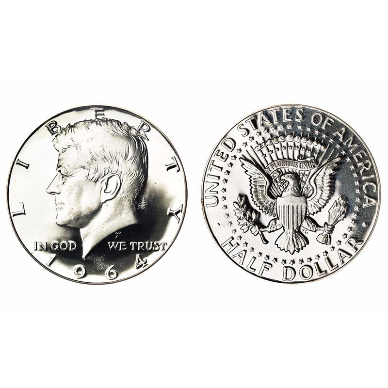 Xu half dollar bạc dùng cho ảo thuật