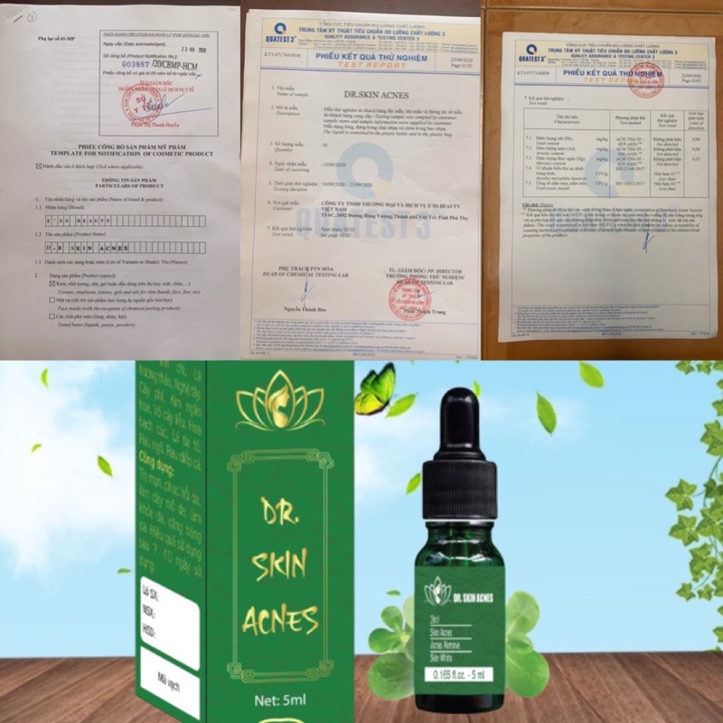 SERUM MỤN THÂM DR.SKINACNES 5Ml