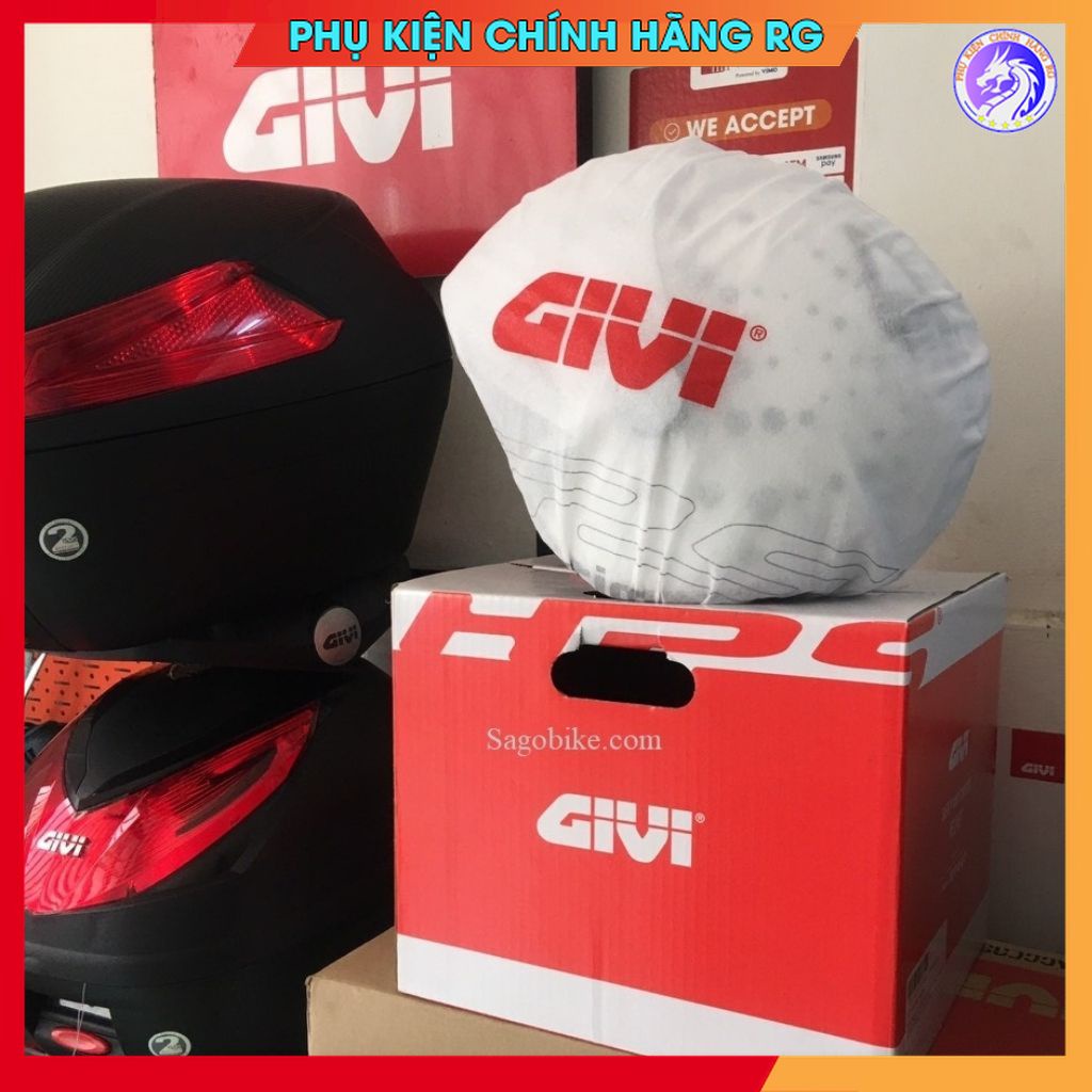 Nón bảo hiểm Givi 3 phần 4 kèm kính chắn gió hàng chính hãng chắc bên bảo hành 2 năm