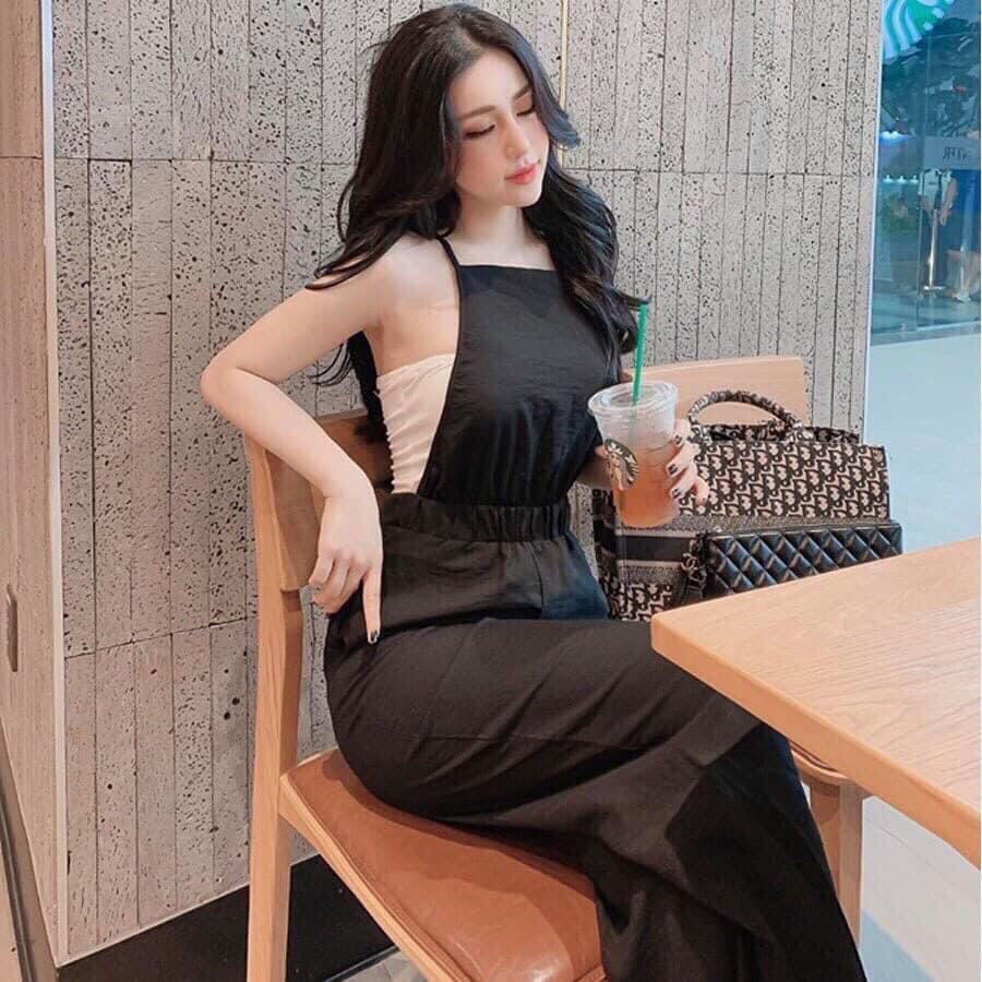 Sét yếm ống rộng kèm áo cá tính(kèm ảnh thật phía sau) | BigBuy360 - bigbuy360.vn