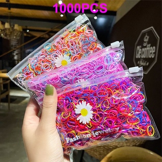 Set 1000 Dây Thun Buộc Tóc Nhiều Màu Sắc