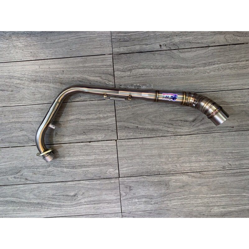 Cổ pô  2 khúc 304 gắn lon pô tăng cho xe winner sonic