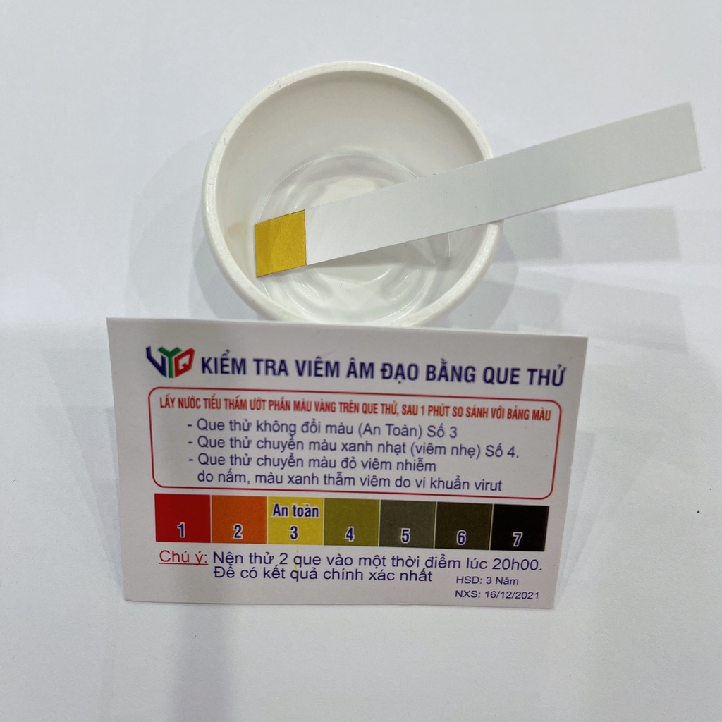 Que thử viêm nhiễm phụ khoa nhanh chính xác Que test viêm phụ khoa nấm ngứa âm đạo