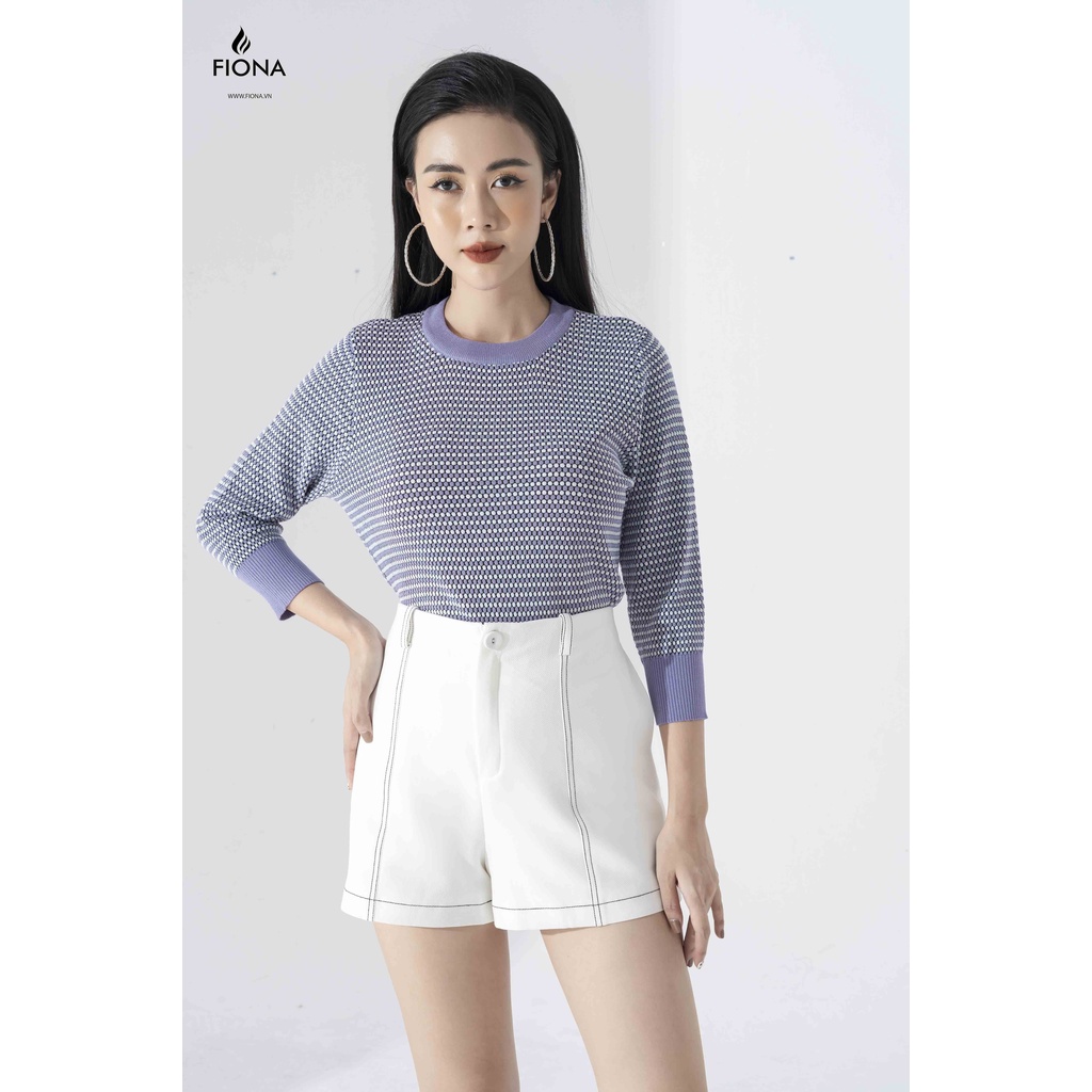 Áo Len Cổ Tròn FIONA, Áo Len Dài Tay Thời Trang Thu Đông Mã F850753 | BigBuy360 - bigbuy360.vn