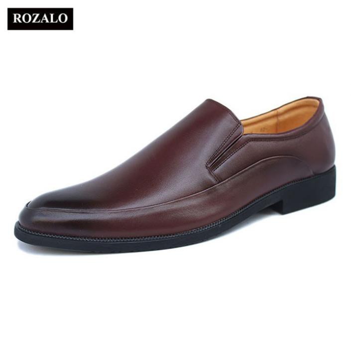 [Sale 3/3] Giày tây nam kiểu lười da bò Rozalo R5832 -x13