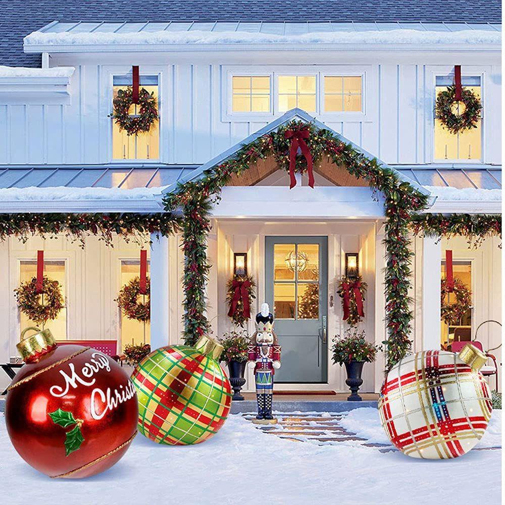 Bóng Bơm Hơi PVC Kích Thước 23.6 Inch Dùng Trang Trí Giáng Sinh