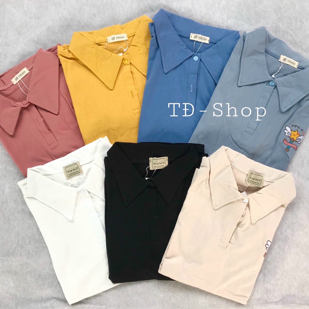 Áo Polo Nam Nữ, Áo Thun Unisex Cổ Trụ Cá Sấu 4 Chiều 100% Cotton Vải Dày 40-85kg, Polo T-shirt đánh | BigBuy360 - bigbuy360.vn