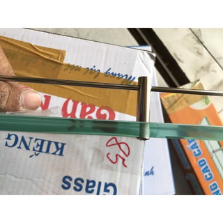 Kệ Kính Dày 10mm Gắn Tường Nhà Tắm