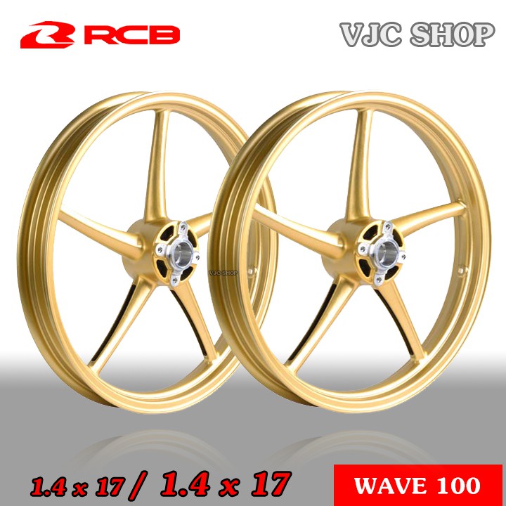 Cặp mâm xe Wave 100 RCB 5 cây 1.4x17 / 1.4x17 SP522
