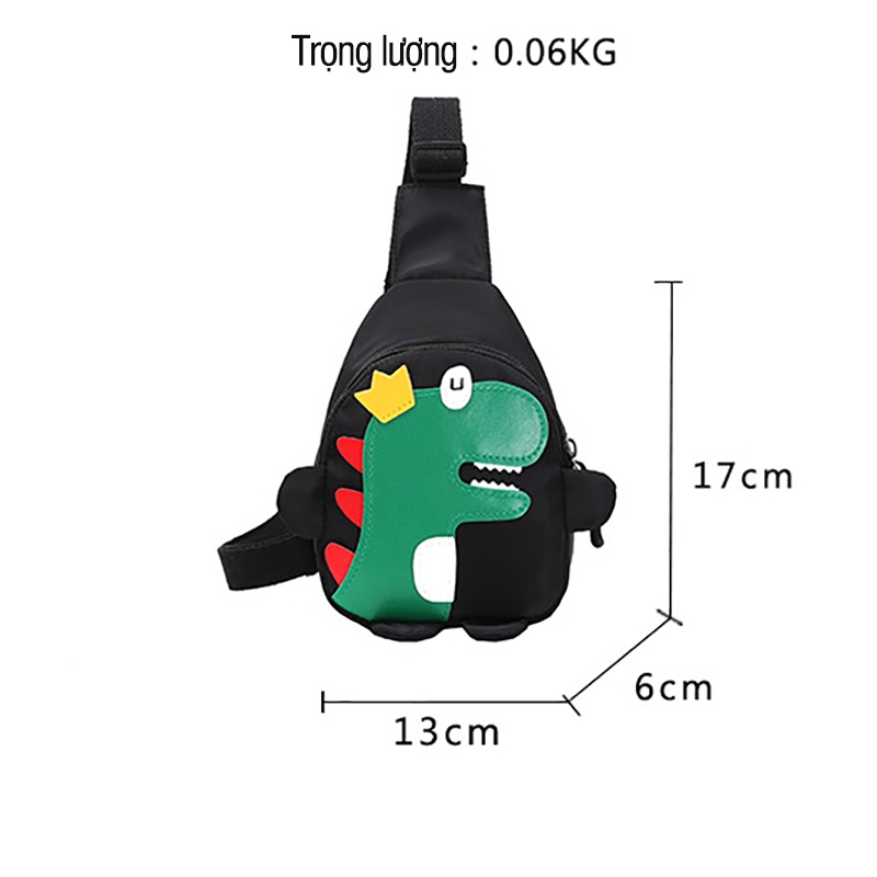 Túi đeo chéo cho bé trai bé gái khủng long