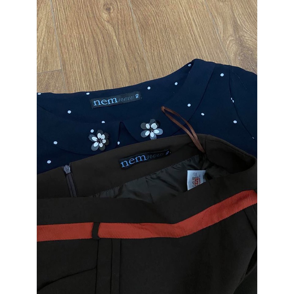Bộ áo, chân váy nem size 8