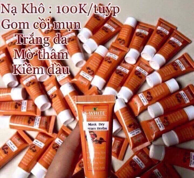 Mặt nạ khô swhite tyb cao khô thành phần trong sét bột mặt nạ thảo dược