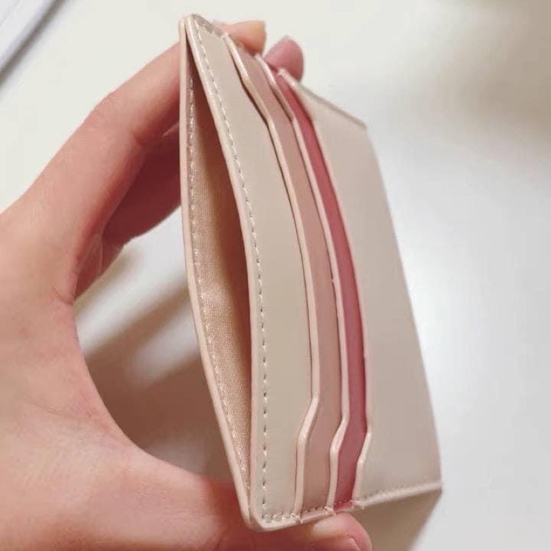 Ví đựng thẻ ATM CNK Keith card holder light pink