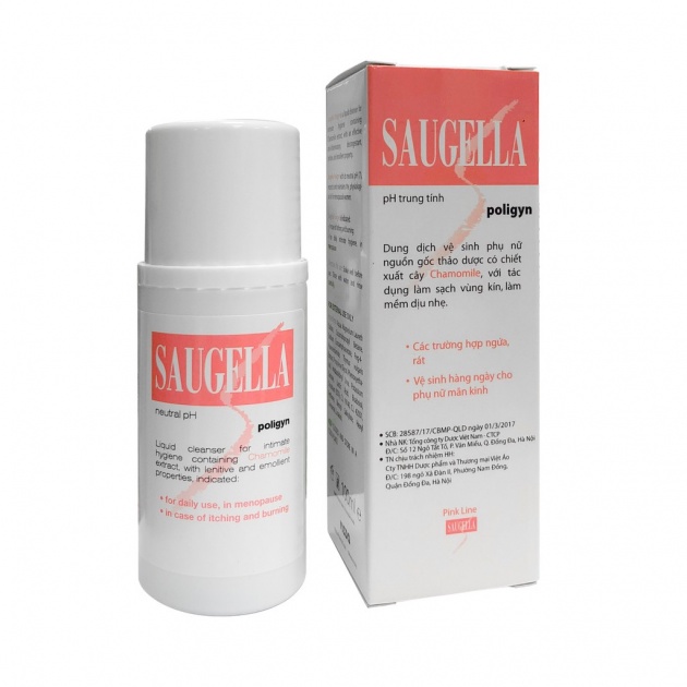 Dung dịch vệ sinh cao cấp SAUGELLA dịu nhẹ