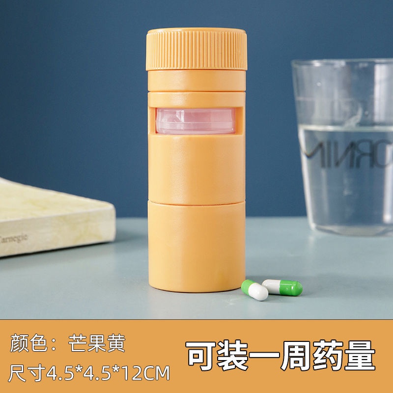 Hộp Nghiền Thuốc Chia Thuốc 9 Trong 1 Tiện Dụng Mang Theo Du Lịch