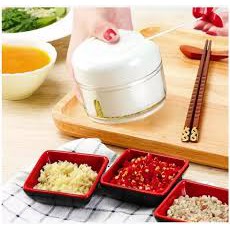 Máy xay tỏi ớt cầm tay Mini Food Chopper