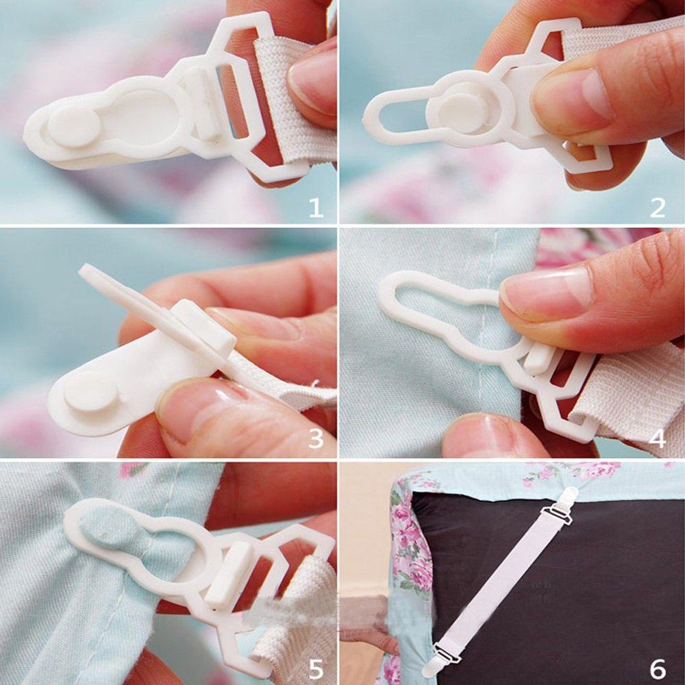 Dây Đai Co Giãn Dùng Cố Định Ga Trải Giường Dễ Thương