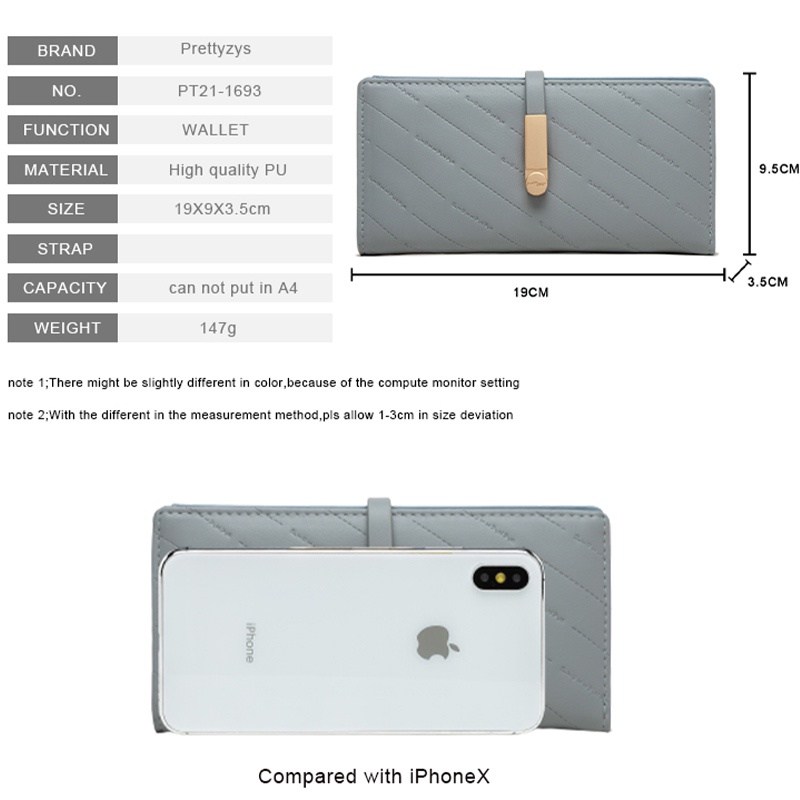 Ví Dài Nữ Thời Trang Có Dây Kéo