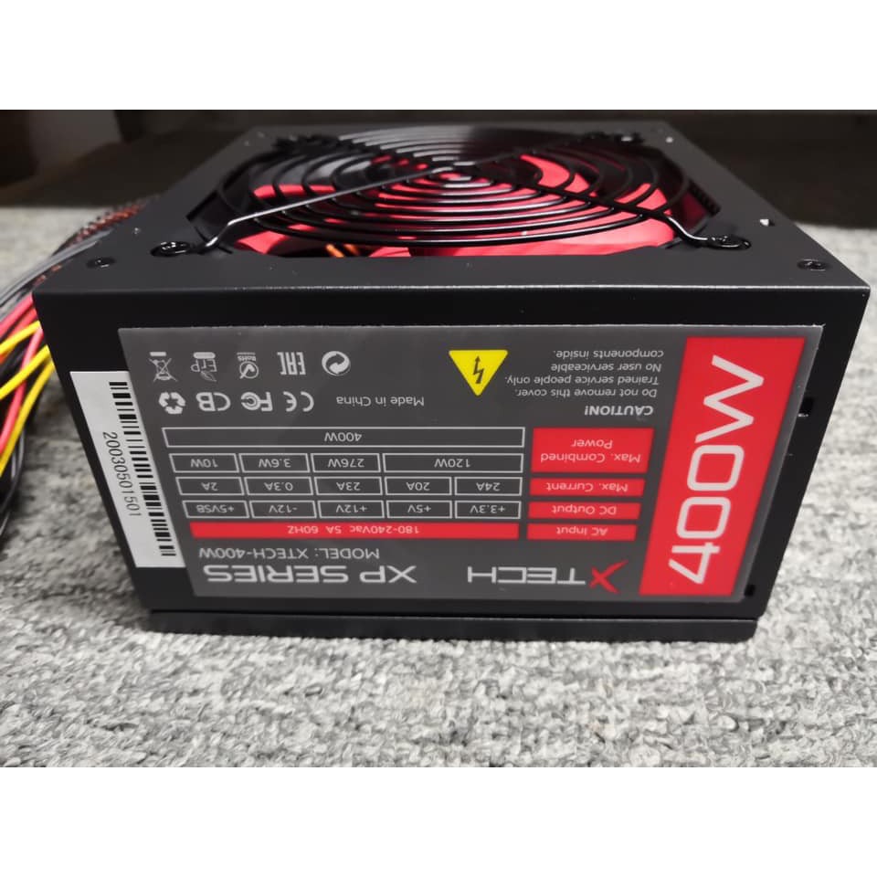 Nguồn 400w Gaming XTECH XP400 (BH 36 tháng)