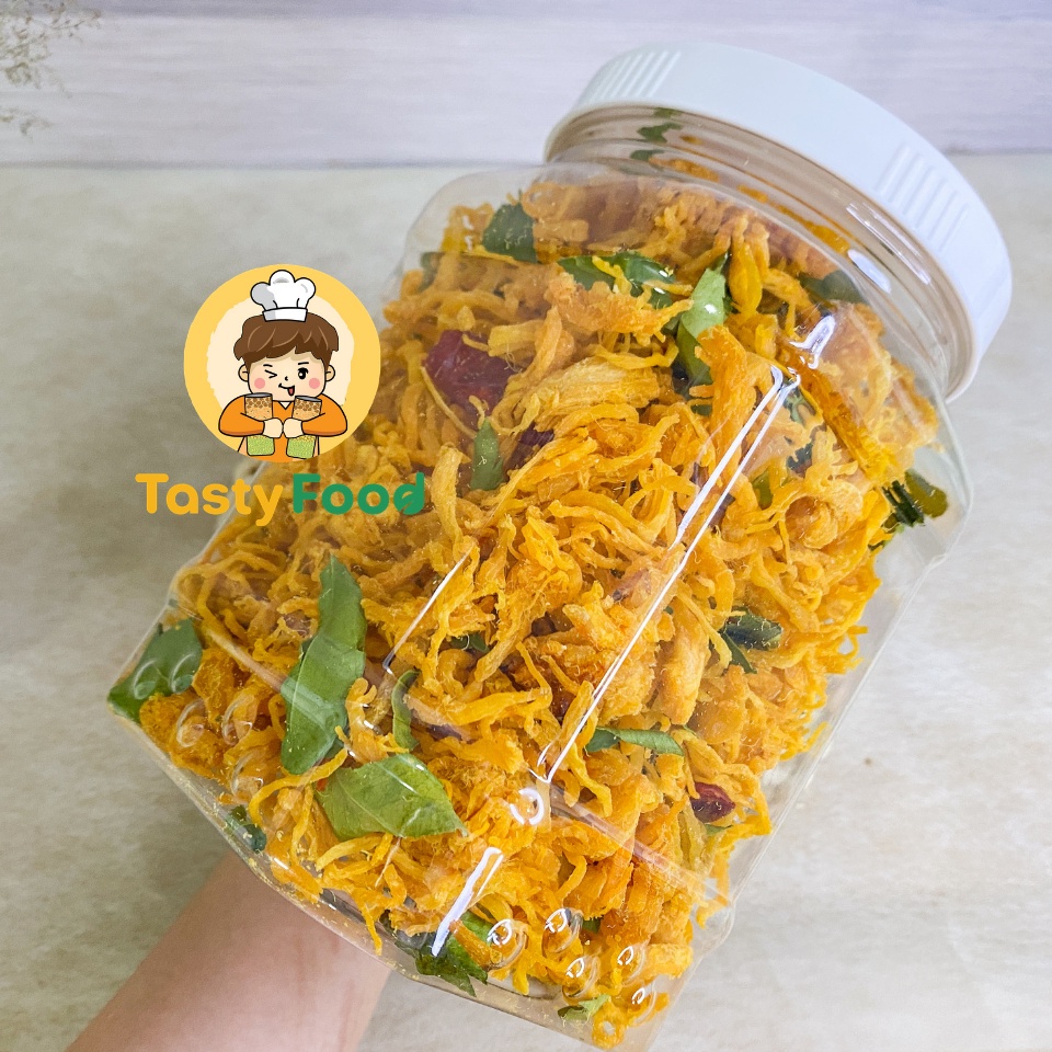 [Mã GROXUAN1 giảm 8% đơn 150K] [Hũ vuông] Hũ 1Kg Khô Gà Lá Chanh | Chất lượng thượng hạng | HOÀN ĐỔI 100% | BigBuy360 - bigbuy360.vn