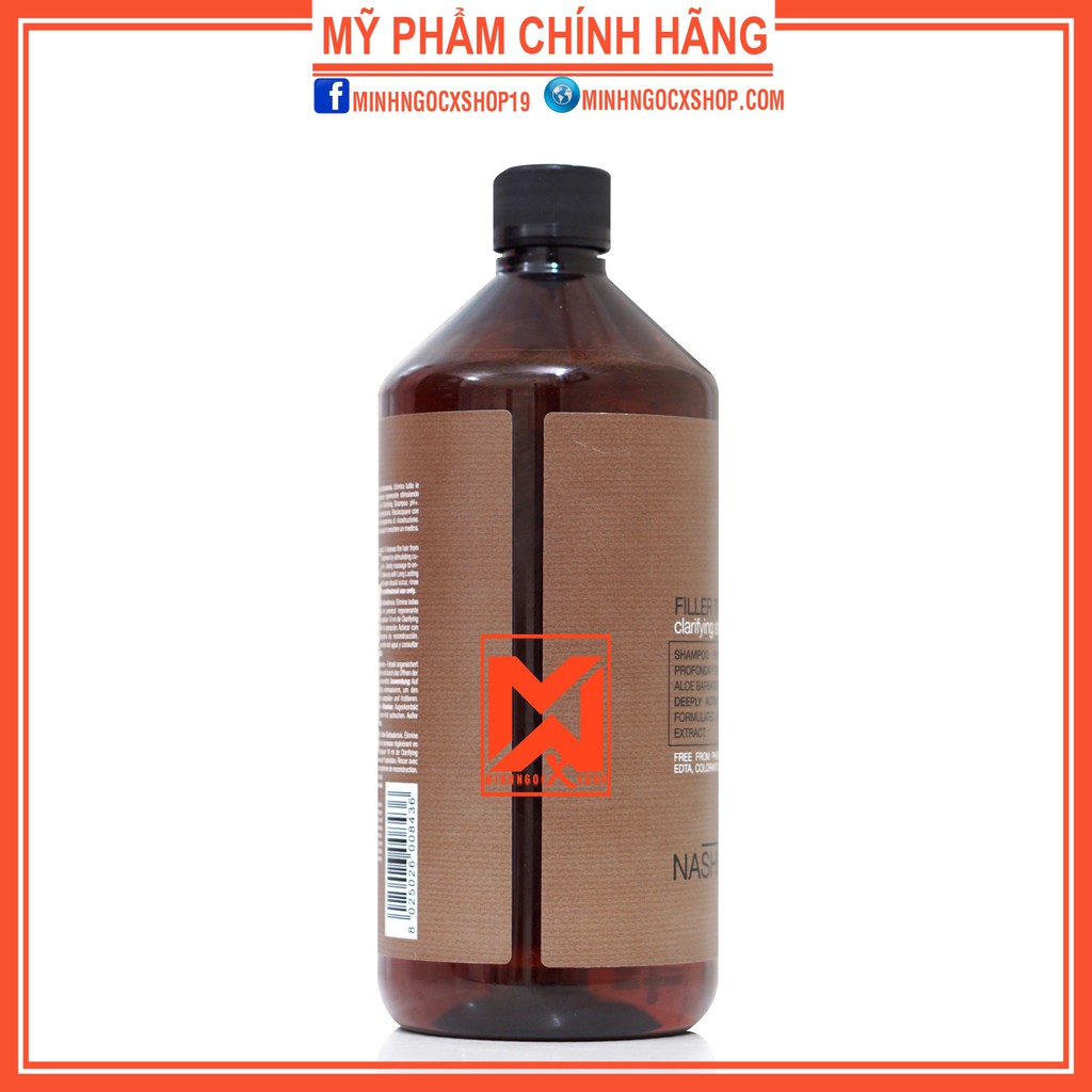 ✅[ NASHI ] DẦU GỘI LÀM SẠCH TÓC  NASHI FILLER THERAPY CHAI SỐ 1 1000ML CHÍNH HÃNG