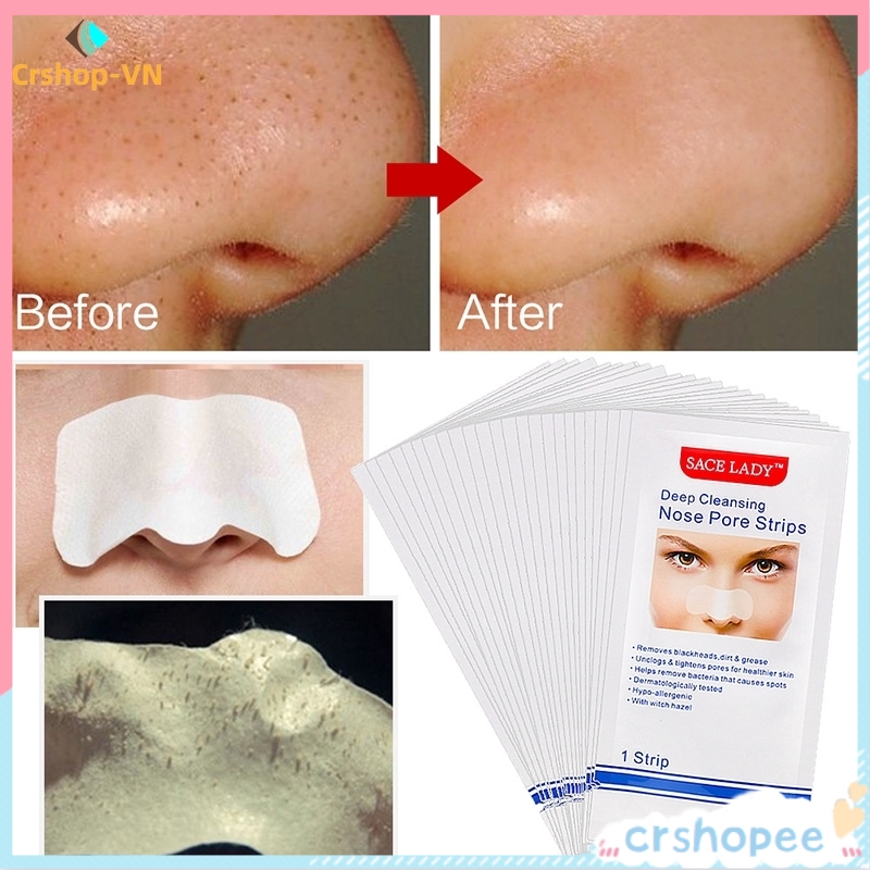 Mặt nạ lột mụn đầu đen vùng mũi làm sạch sâu chăm sóc da | BigBuy360 - bigbuy360.vn