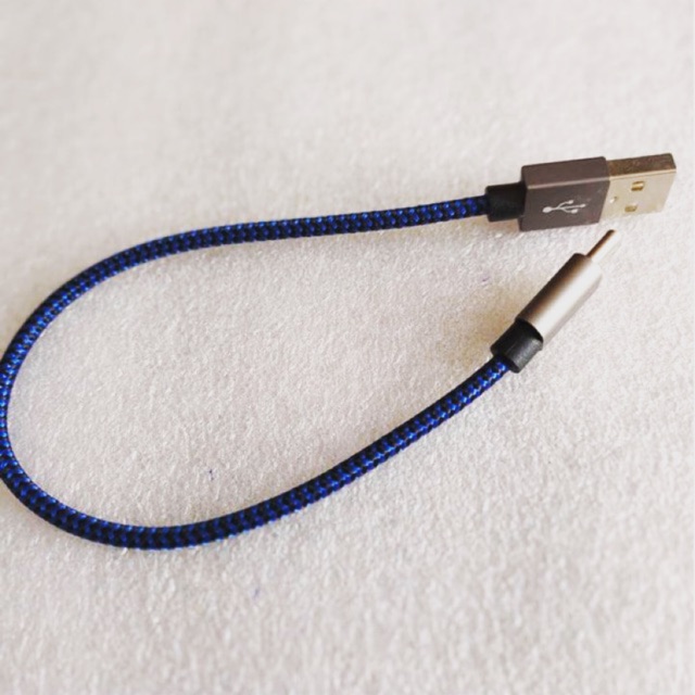 Dây sạc USB Type-C dài 25cmm 2.4Ampe