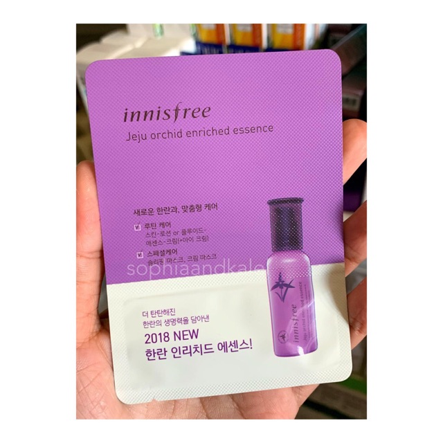 Combo 10 miếng Sample Innisfree Orchid Enriched Essence