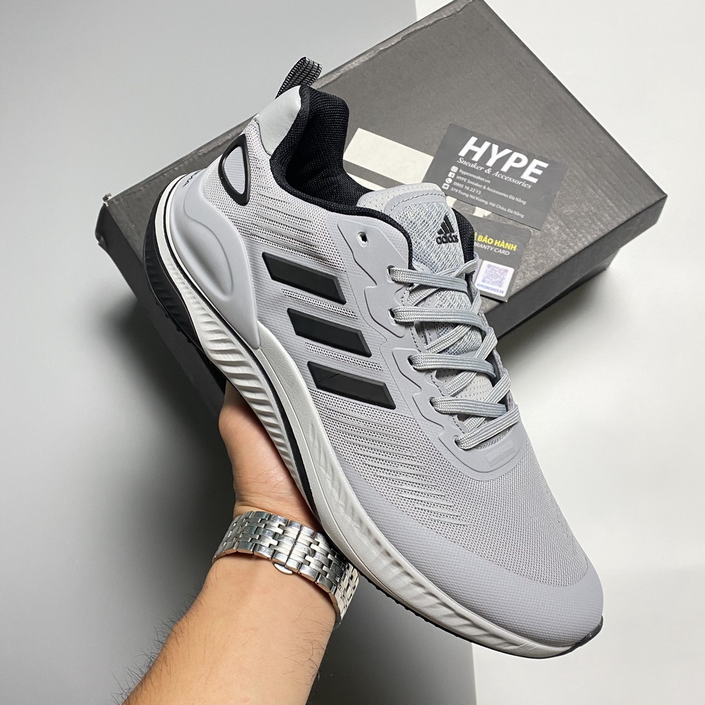 Giày Alphamagma Grey Black  - Hype Sneaker | Phiên bản 1:1 chuẩn