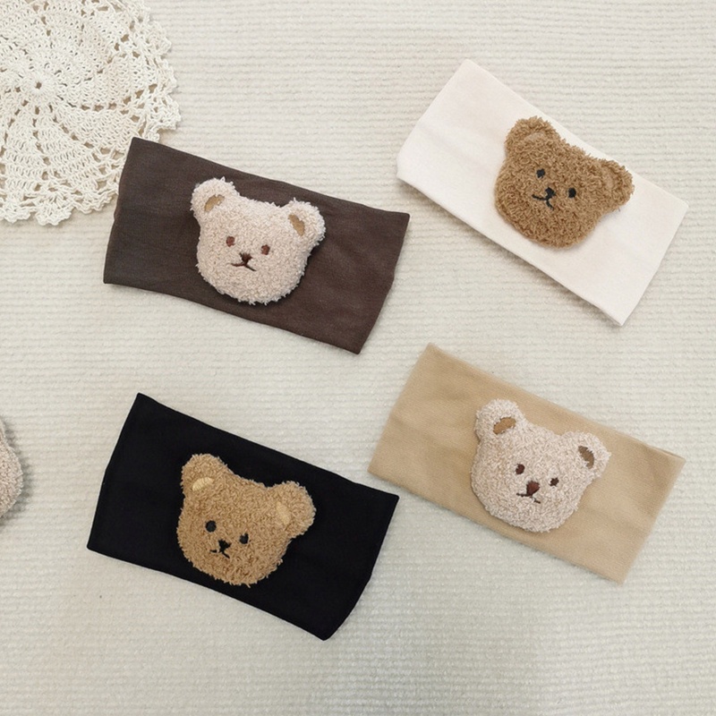 Băng Đô Co Giãn Hình Gấu Hoạt Hình Đáng Yêu Cho Bé