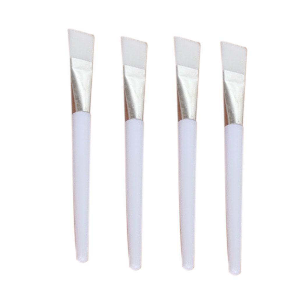 Bộ 4 Cọ Đắp Mặt Nạ 14cm Tay Cầm Màu Hồng Xinh Xắn