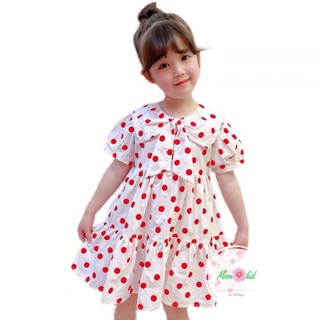 Xả Váy chấm bi Moon kid cho bé gái