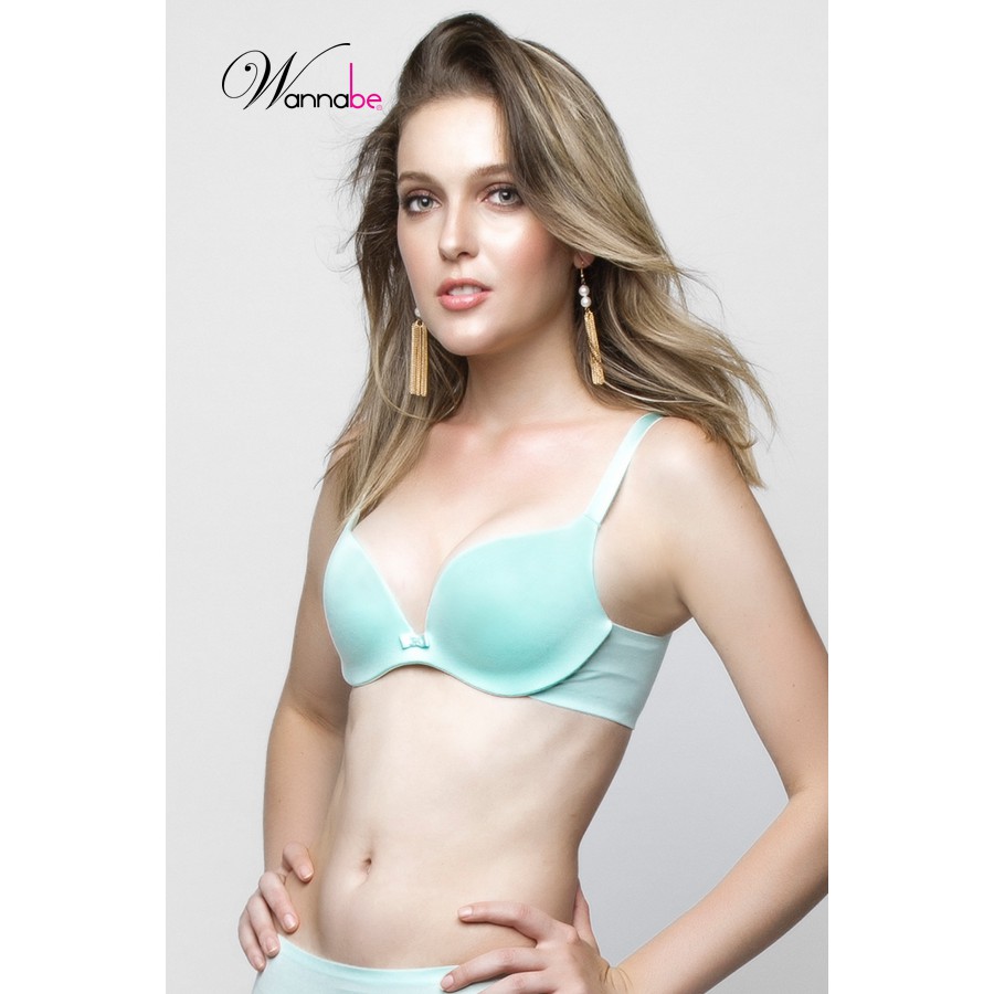 Áo ngực Wannabe mút dày an801 gọng đúc chìm