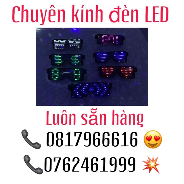 Kính Led đi bay ( màu mới 4 in 1 )