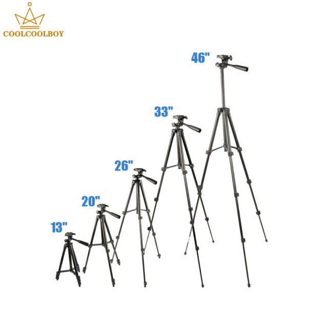 46" Professional Camera Tripod Stand for iPhone/Samsung Holder Cell Mount