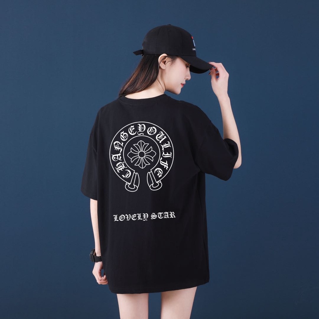 Mẫu Áo Thun Tay Lỡ Chrome Hearts AM01