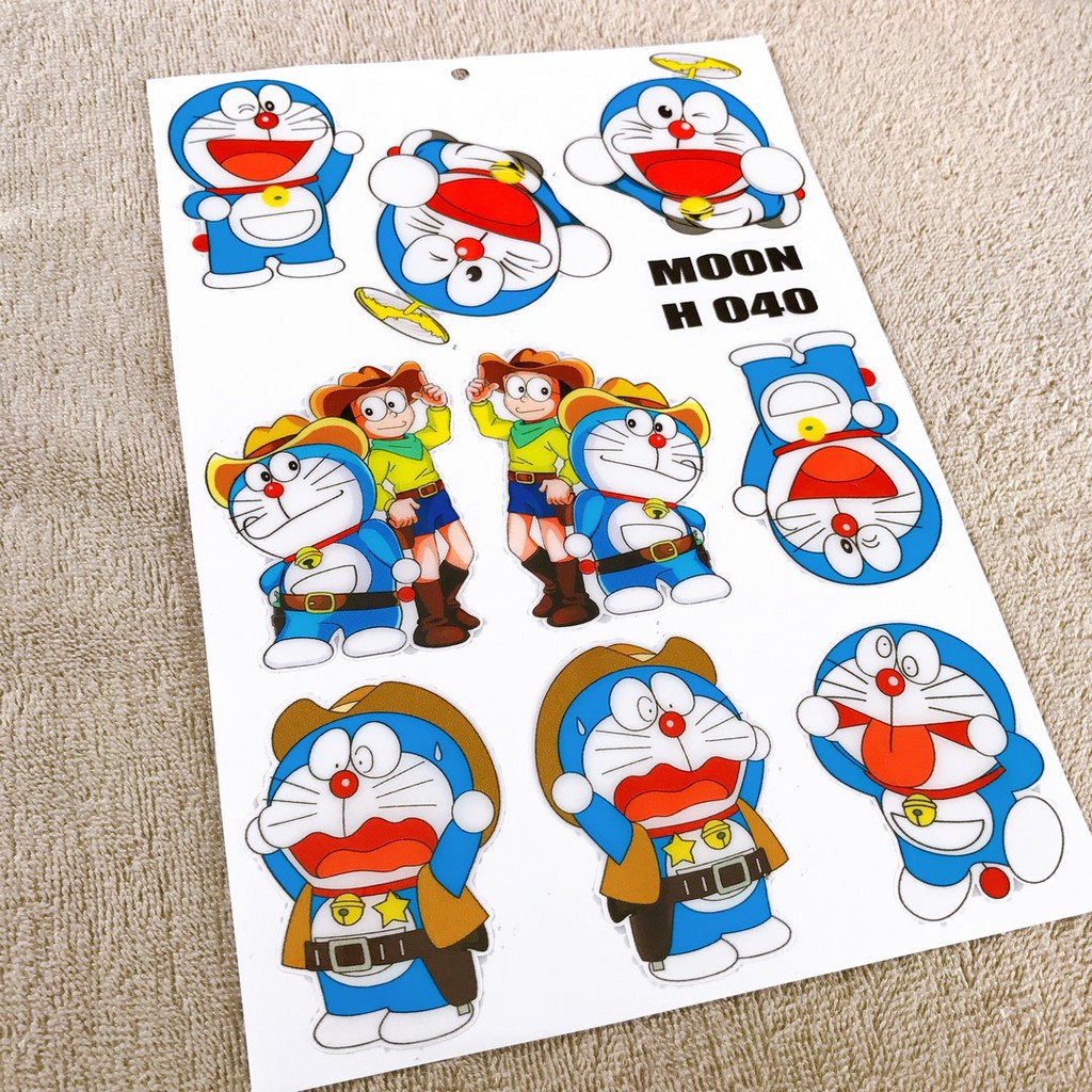 [GIÁ GỐC] TEM MÈO MÁY DOREMON THẦN KỲ TRANG TRÍ GÌ CŨNG ĐẸP SIÊU NÉT