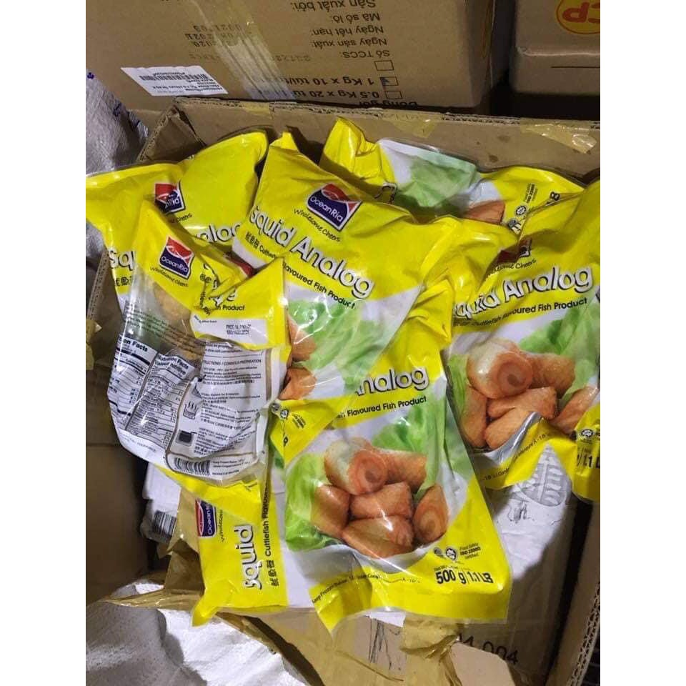 [VỊ ĐẬM ĐÀ] Mực Cuộn Khoanh Malaysia - Mực Cắt Khoanh Squid Analog Ocean Ria | BigBuy360 - bigbuy360.vn