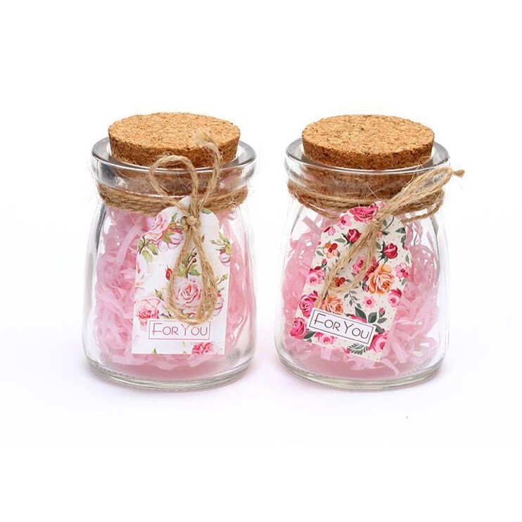 HỦ THỦY TINH NẮP GỖ ÉP 100ml /200ml HỦ TRANG TRÍ