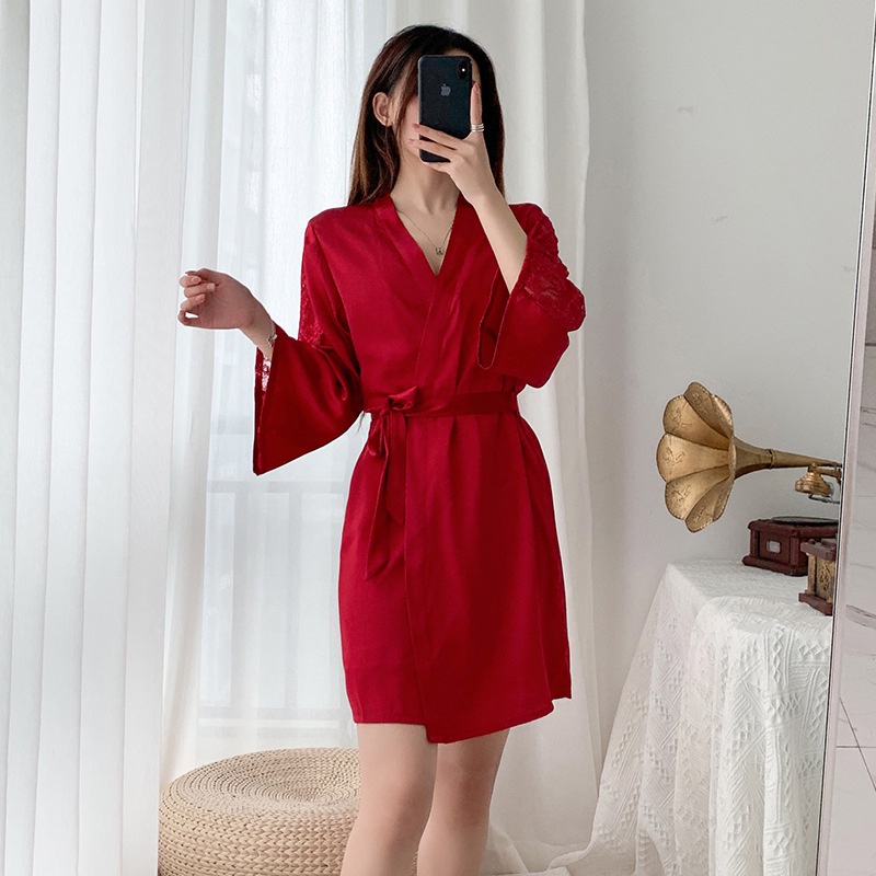 [FREE SHIP] Đầm ngủ, váy ngủ lụa 2 dây mềm phối ren, chất liệu lụa băng mềm mịn không nhăn,tặng đệm ngực Vn29