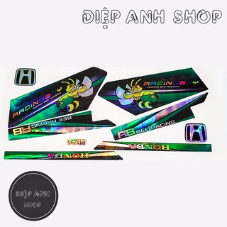 Tem xe dream 7 màu - tem chế xe dream