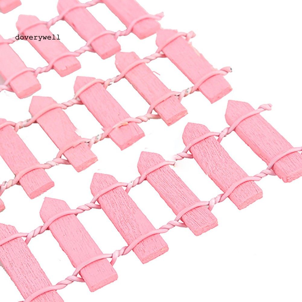 Bộ 5 mô hình hàng rào mini bằng gỗ dùng cho trang trí tiểu cảnh