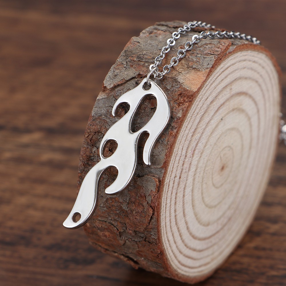 vòng cổ / Vòng Tay / Khuyên Tai Hình Ngọn Lửa Phong Cách Punk Thời Trang Cho Nam Nữ Mihan1