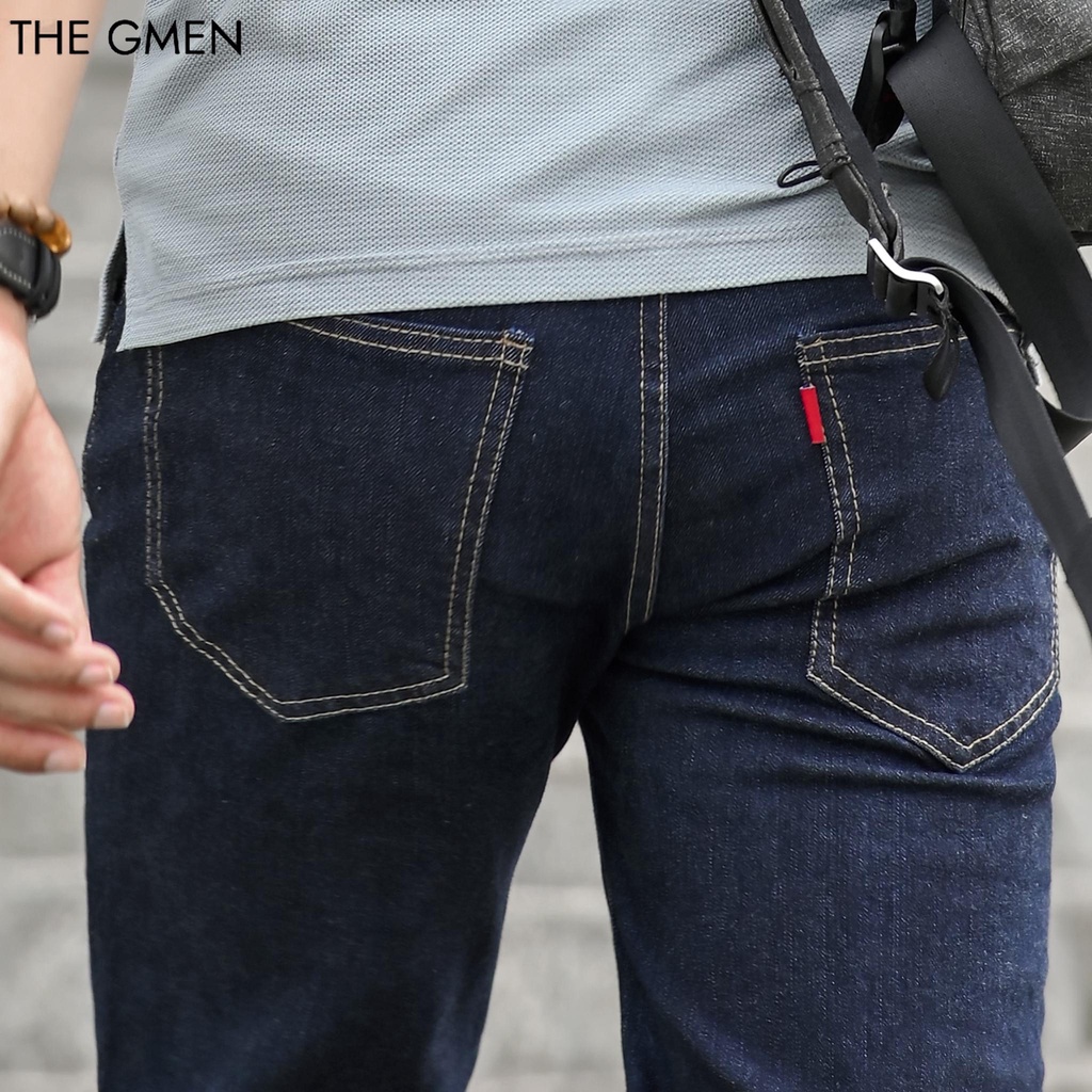 Quần Jean Nam Rách Gối Đơn Giản Năng Động