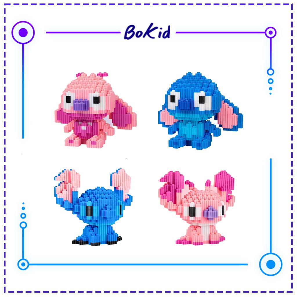 Disney khối xếp hình nhân vật hoạt hình Stick dễ thương cho bé phát triển trí tuệ