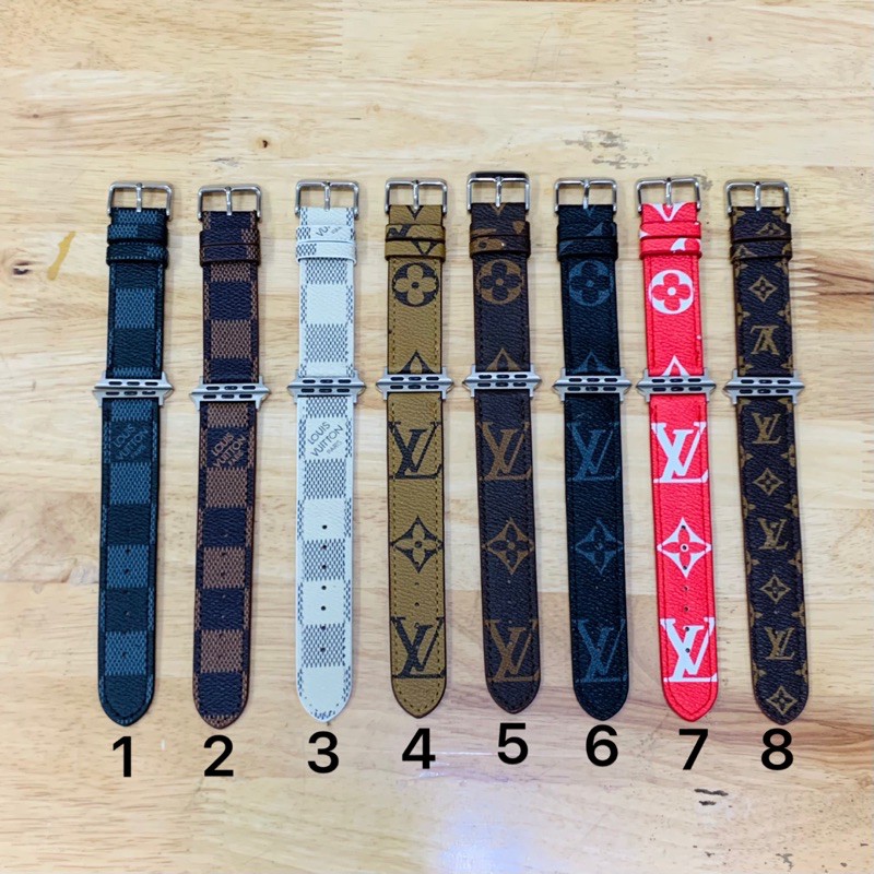 DÂY DA LOGO LV DÀNH APPLEWATCH 1/2/3/4/5/6/SE