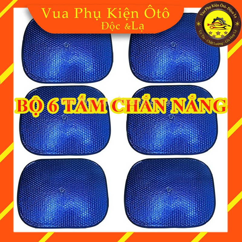 Tấm che nắng, bộ 6 tấm chắn nắng cửa bên ô tô - Tiện lợi